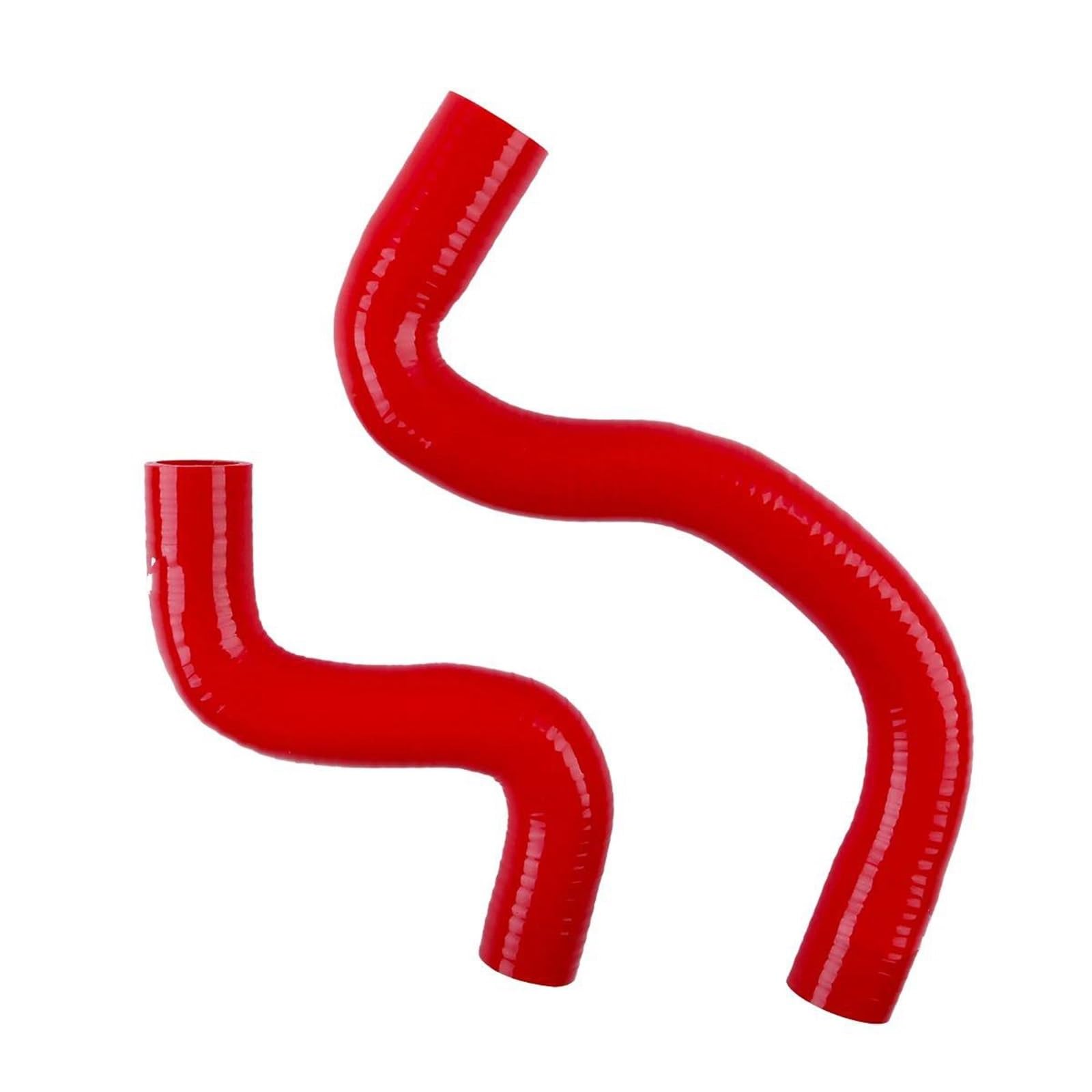NIONGYN Motoren Kühlerschlauch Kompatibel Mit Peugeot 206 1.4L 1.6L 2000–2010 2011 2012 2013 2014 2015. Auto-Silikon-Motorkühler-Kühlmittelrohr-Schlauch-Set, Autoteile(Red) von NIONGYN