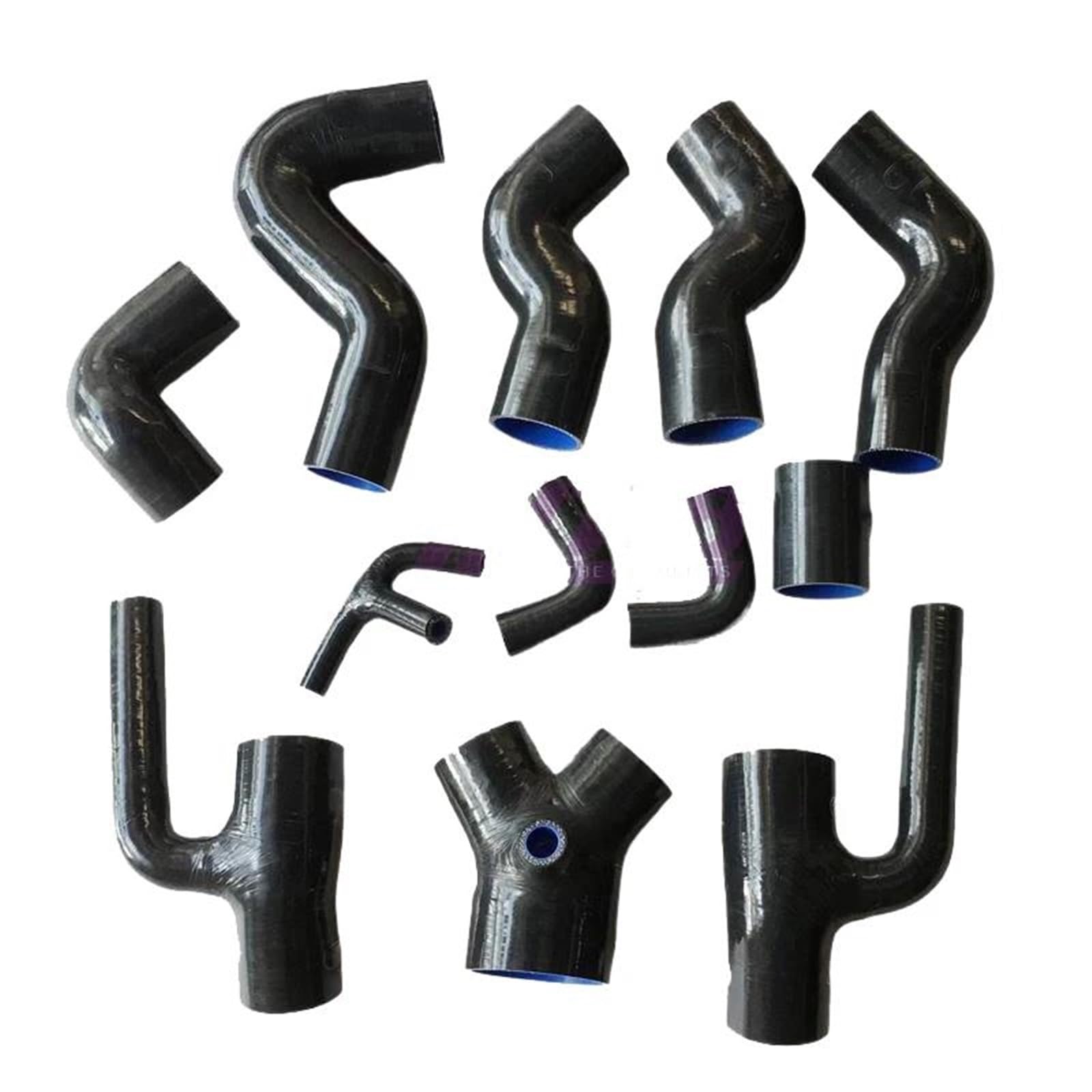 NIONGYN Motoren Kühlerschlauch Kompatibel Mit S4 RS4 Für A6 B5 C5 2,7 L Für Bi-Turbo 1997 1998 1999 2000 2001, Silikon-Boost-Rohrleitungsschlauch-Set, Kühlerschlauch, Kühlmittel-Wasserschlauch(Black) NIONGYN Motoren Kühlerschlauch Kompatibel Mit S4 RS4 Für A6 B5 C5 2,7 L Für Bi-Turbo 1997 1998 1999 2000 2001, Silikon-Boost-Rohrleitungsschlauch-Set, Kühlerschlauch, Kühlmittel-Wasserschlauch(Black) von NIONGYN