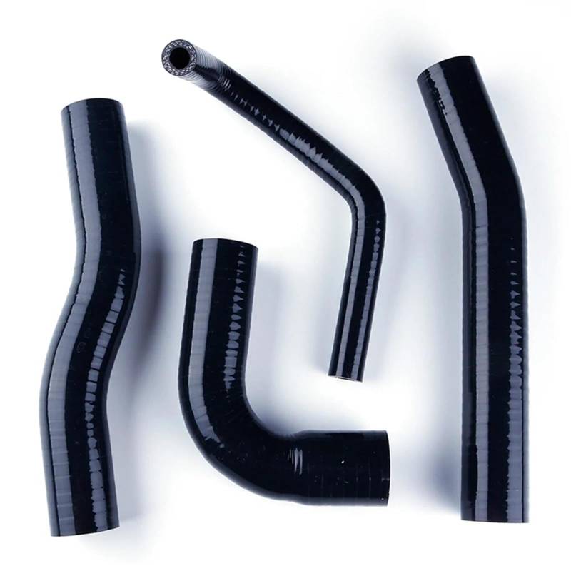 NIONGYN Motoren Kühlerschlauch Kompatibel Mit Toyota Für Hilux RN105 RN106 RN111 RN130 22R 1993 1994 1995 1996 1997 1989 1990 1991 1992 Silikon-Motorkühlerschlauch-Set(Black) von NIONGYN