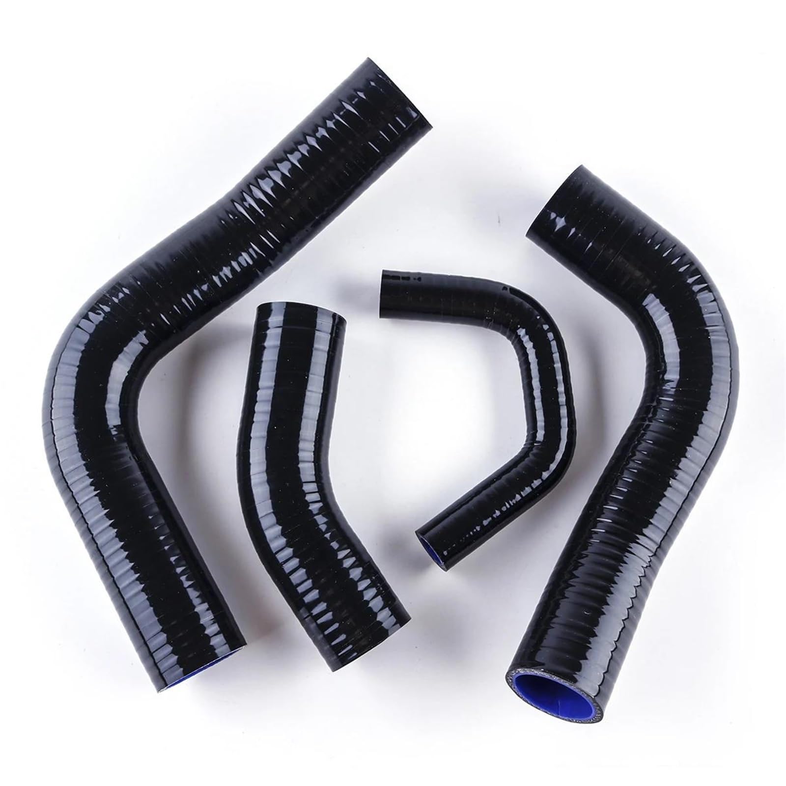 NIONGYN Motoren Kühlerschlauch Kompatibel Mit Toyota Für Land Für Cruiser FJ80 80 Serie 3F 4.0L 1990 1991 1992 Silikon-Kühlmittelschlauch-Set, Autozubehör(Black) von NIONGYN