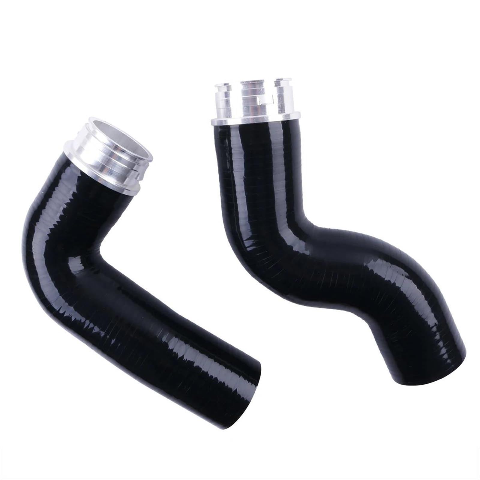 NIONGYN Motoren Kühlerschlauch Kompatibel Mit VW Für Golf MK5 MK6 Für GTI R 2008–2011 2012 2013 Für Scirocco Silikon-Kühlerschläuche Air Für Turbo Intercooler Rohrschläuche Kit(Black) von NIONGYN