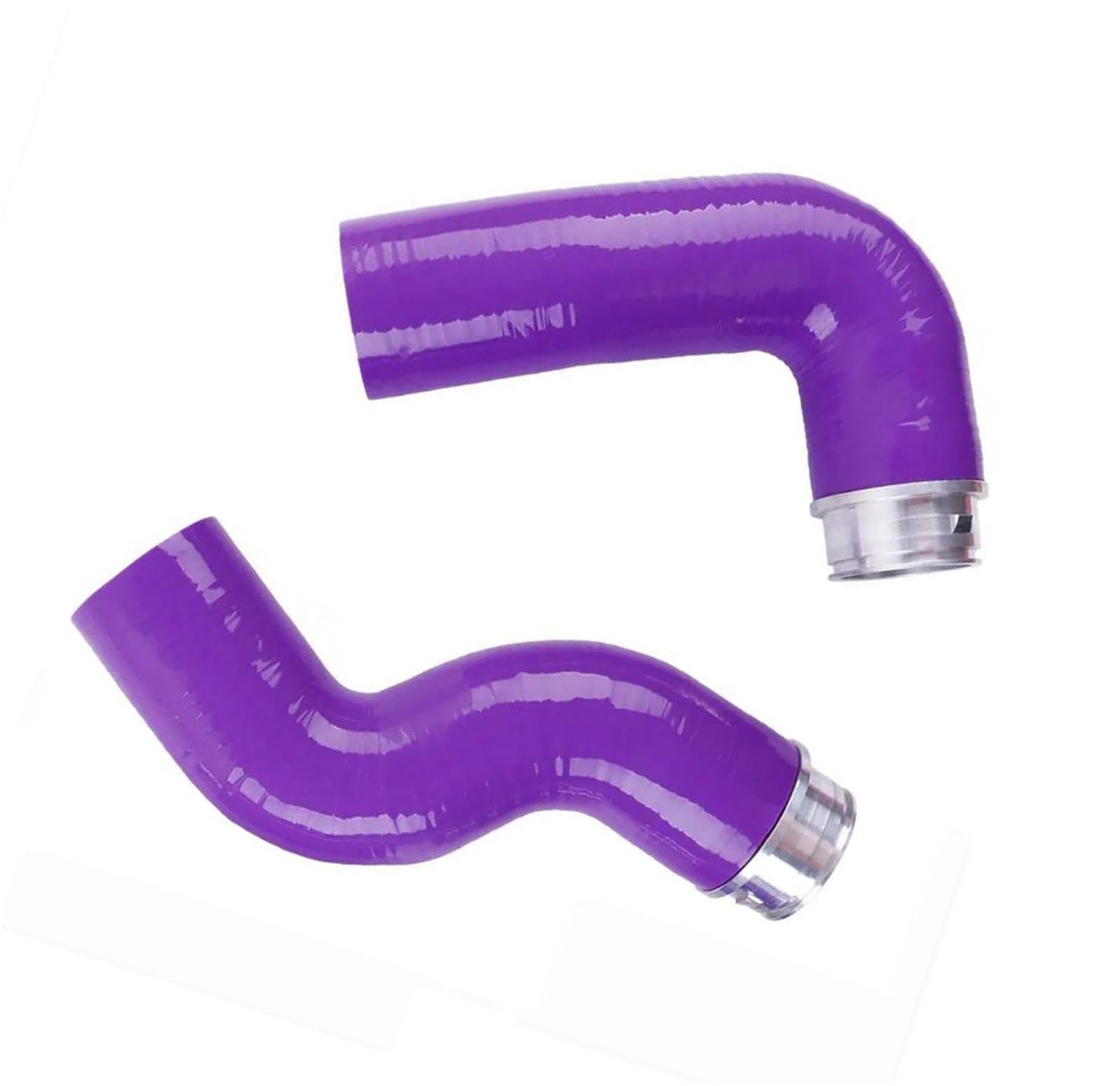 NIONGYN Motoren Kühlerschlauch Kompatibel Mit VW Für Golf MK5 MK6 Für GTI R 2008–2011 2012 2013 Für Scirocco Silikon-Kühlerschläuche Air Für Turbo Intercooler Rohrschläuche Kit(Purple) von NIONGYN