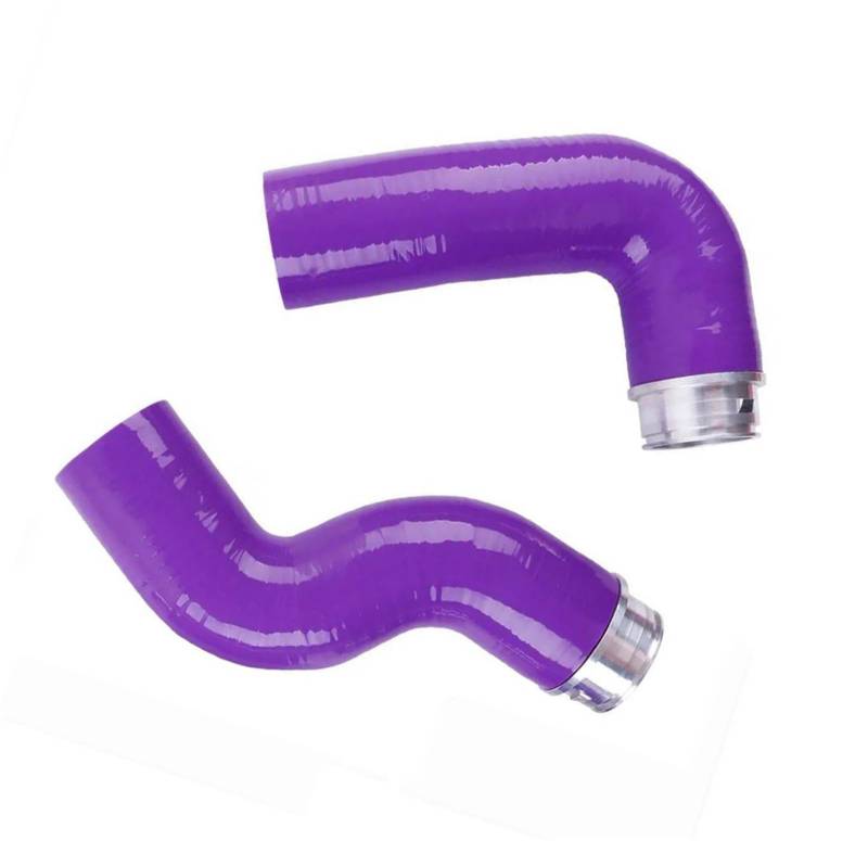 NIONGYN Motoren Kühlerschlauch Kompatibel Mit VW Für Golf MK5 MK6 Für GTI R 2008–2011 2012 2013 Für Scirocco Silikon-Kühlerschläuche Air Für Turbo Intercooler Rohrschläuche Kit(Purple) von NIONGYN