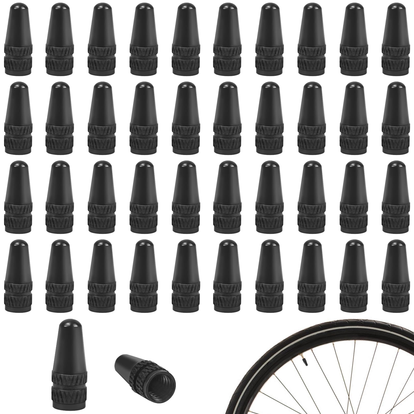 NISENTIA 40 Stück Ventilkappen Fahrrad Französisch, Fahrrad Presta Ventilkappe Reifenventil Staubschutzkappen Luftventilkappe Fahrradreifen Aluminium Fahrradventil Cap Bike Reifen Ventil Abdeckungen NISENTIA 40 Stück Ventilkappen Fahrrad Französisch, Fahrrad Presta Ventilkappe Reifenventil Staubschutzkappen Luftventilkappe Fahrradreifen Aluminium Fahrradventil Cap Bike Reifen Ventil Abdeckungen von NISENTIA