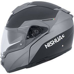 Nishua NFX-3 Klapphelm Matt Schwarz Titan Grau von Nishua