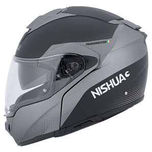 Nishua NFX-3 Klapphelm Matt Schwarz Titan Grau von Nishua