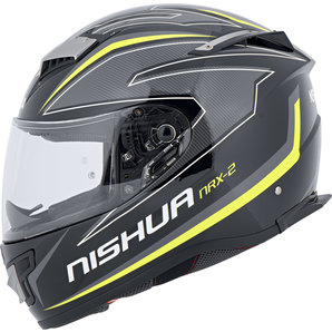 Nishua NRX-2 Integralhelm Schwarz Grau Neon Gelb von Nishua