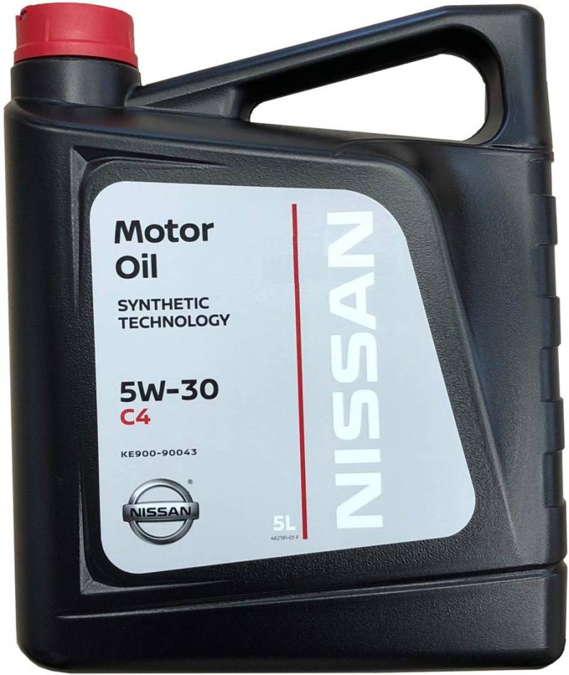 Nissan Original Motoröl 5W-30 C4, 5 Liter von NISSAN