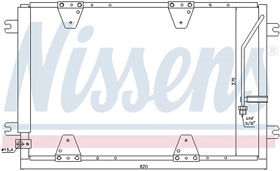 Nissens Kondensator, Klimaanlage [Hersteller-Nr. 940174] für Suzuki von NISSENS