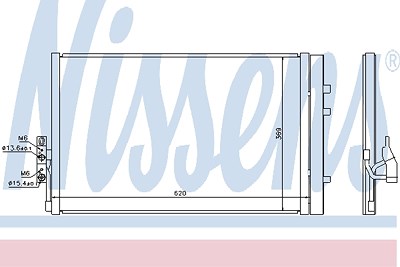 Nissens Kondensator, Klimaanlage [Hersteller-Nr. 940226] für BMW von NISSENS