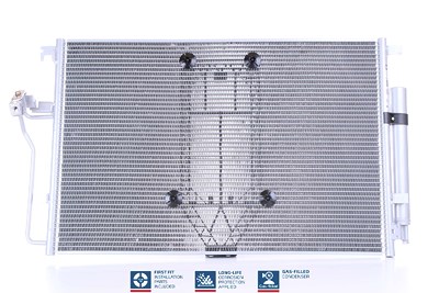 Nissens Kondensator, Klimaanlage [Hersteller-Nr. 940826] für Mercedes-Benz von NISSENS