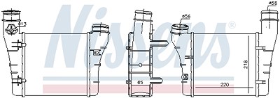 Nissens Ladeluftkühler [Hersteller-Nr. 96549] für Audi, Seat von NISSENS