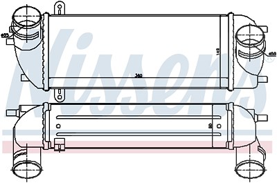 Nissens Ladeluftkühler [Hersteller-Nr. 96559] für Hyundai von NISSENS