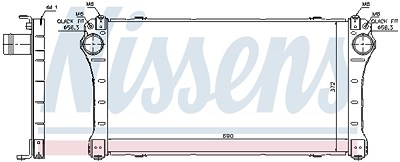 Nissens Ladeluftkühler [Hersteller-Nr. 96564] für Toyota von NISSENS