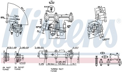 Nissens Lader, Aufladung [Hersteller-Nr. 93095] für Audi, Seat, Skoda, VW von NISSENS