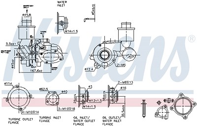 Nissens Lader, Aufladung [Hersteller-Nr. 93222] für Audi, Seat, Skoda, VW von NISSENS