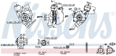 Nissens Lader, Aufladung [Hersteller-Nr. 93224] für Hyundai, Kia von NISSENS