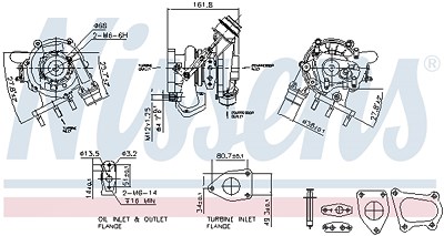 Nissens Lader, Aufladung [Hersteller-Nr. 93233] für Nissan, Opel, Renault von NISSENS