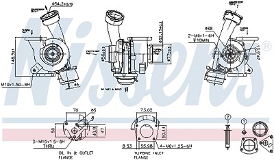 Nissens Lader, Aufladung [Hersteller-Nr. 93244] für VW von NISSENS