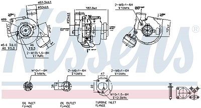 Nissens Lader, Aufladung [Hersteller-Nr. 93245] für BMW, Opel von NISSENS