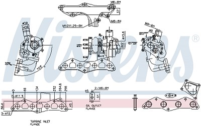 Nissens Lader, Aufladung [Hersteller-Nr. 93345] für Mini, Toyota von NISSENS