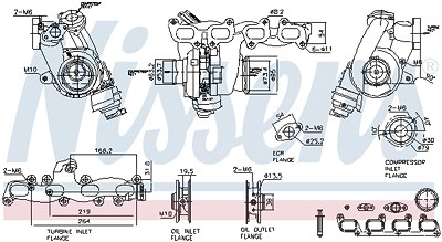 Nissens Lader, Aufladung [Hersteller-Nr. 93515] für Man, VW von NISSENS