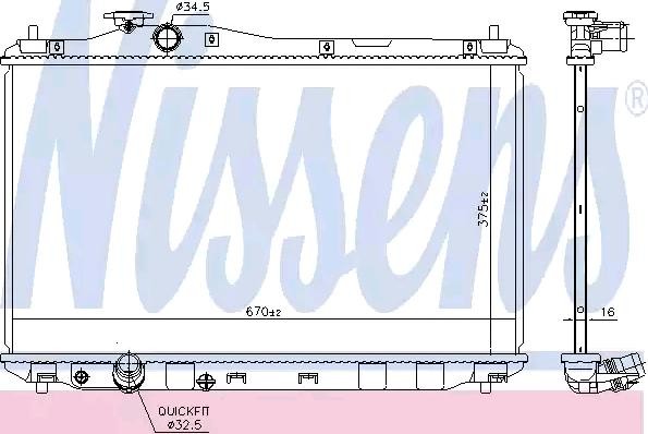 NISSENS Kühler, Motorkühlung KIA 666230 253104D200 Kühler,Wasserkühler,Autokühler,Motorkühler NISSENS Kühler, Motorkühlung KIA 666230 253104D200 Kühler,Wasserkühler,Autokühler,Motorkühler von NISSENS