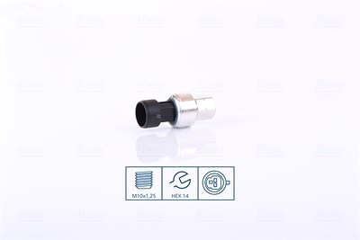 Nissens Druckschalter, Klimaanlage [Hersteller-Nr. 301024] für Abarth, Alfa Romeo, Cadillac, Chevrolet, Daewoo, Fiat, Ford, Jeep, Lancia, Opel, Saab, von NISSENS