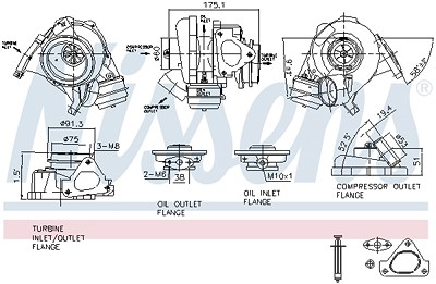 Nissens Lader, Aufladung [Hersteller-Nr. 93105] für Mercedes-Benz von NISSENS