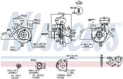 Nissens Lader, Aufladung [Hersteller-Nr. 93243] für Seat, VW von NISSENS
