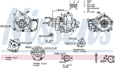 Nissens Lader, Aufladung [Hersteller-Nr. 93502] für Alpina, BMW von NISSENS