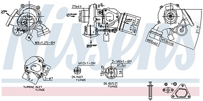 Nissens Lader, Aufladung [Hersteller-Nr. 93527] für Mercedes-Benz von NISSENS