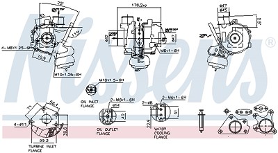 Nissens Lader, Aufladung [Hersteller-Nr. 93550] für Mazda von NISSENS