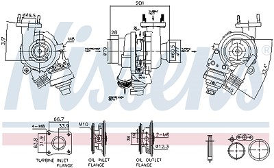 Nissens Lader, Aufladung [Hersteller-Nr. 93607] für Volvo von NISSENS