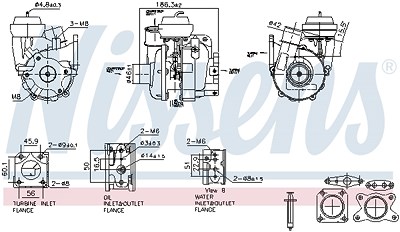 Nissens Lader, Aufladung [Hersteller-Nr. 93615] für Ford, Mazda von NISSENS