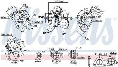 Nissens Lader, Aufladung [Hersteller-Nr. 93636] für Mitsubishi von NISSENS