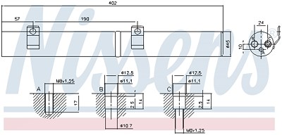 Nissens Trockner, Klimaanlage [Hersteller-Nr. 95596] für Mercedes-Benz von NISSENS
