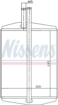 Nissens Wärmetauscher, Innenraumheizung [Hersteller-Nr. 71748] für Ford, Mazda von NISSENS