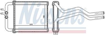 Nissens Wärmetauscher, Innenraumheizung [Hersteller-Nr. 77657] für Hyundai von NISSENS