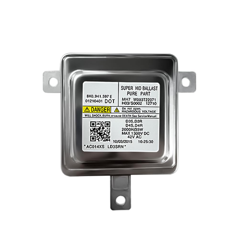 NITOYO HID Xenon Scheinwerfer Vorschaltgerät Kompatibel mit VW Audi SEAT Skoda D3S D3R D4S D4R Xenon Ballast 8K0941597E W003T22071 HID Ballast 8K0941597E NITOYO HID Xenon Scheinwerfer Vorschaltgerät Kompatibel mit VW Audi SEAT Skoda D3S D3R D4S D4R Xenon Ballast 8K0941597E W003T22071 HID Ballast 8K0941597E von NITOYO