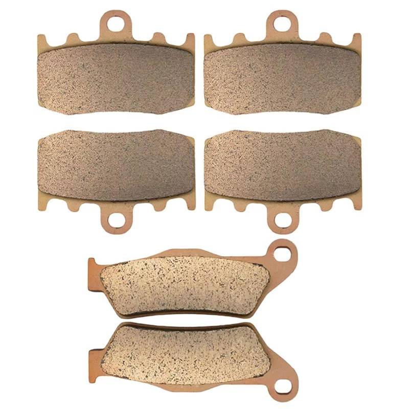 Für R1200RT R1200 R 1200 RT K26 2003-2008 Kupfer Basierend Gesinterte Vorne Hinten Bremsbeläge Kit Bremsbeläge Vorne Motorrad Bremsbeläge(Front and Rear Kit) von NITRIMS