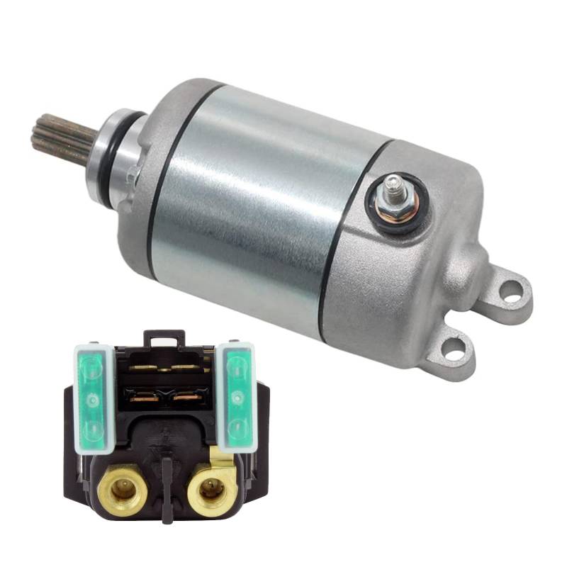 Motorrad-Anlasser Für Für R6 YFZ-R6 2006-2016 2C0-81890-00 2C0-81940-00 Motorrad Starter Motor Und Relais Elektrische Motor Set Starter von NITRIMS