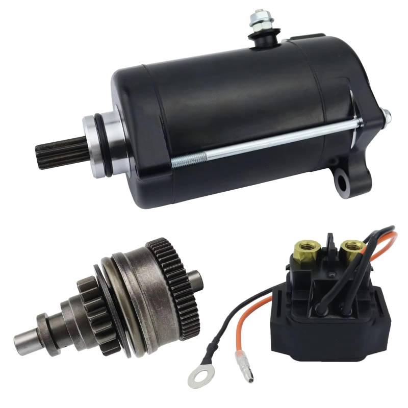 Motorrad-Anlasser Für Für SuperJet 700 Für WaveRunner Super Jet 700 Für WaveVenture XL700 Mit Antriebsrelais-Startermotor Starter von NITRIMS