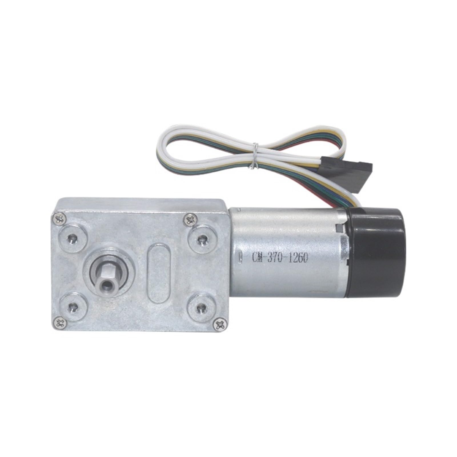 JGY-370 Schneckengetriebemotor Encoder Drehzahlmessmotor 12V High Low Speed ​​Selbsthemmender Motor(6 rpm,6 V) von NIWPPKIMX