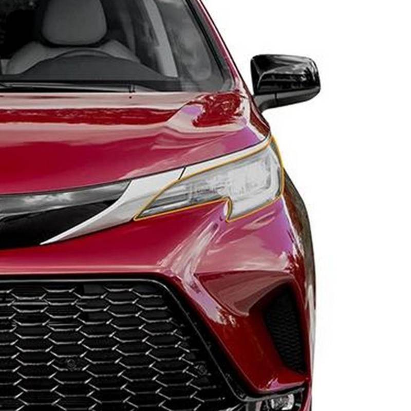 NIXJVKFD Auto Kratzfeste Vorgeschnittene DIY Kit Doppelschicht TPU Schutzfolie Refit Zubehör für Toyota Sienna 2022 2023 von NIXJVKFD
