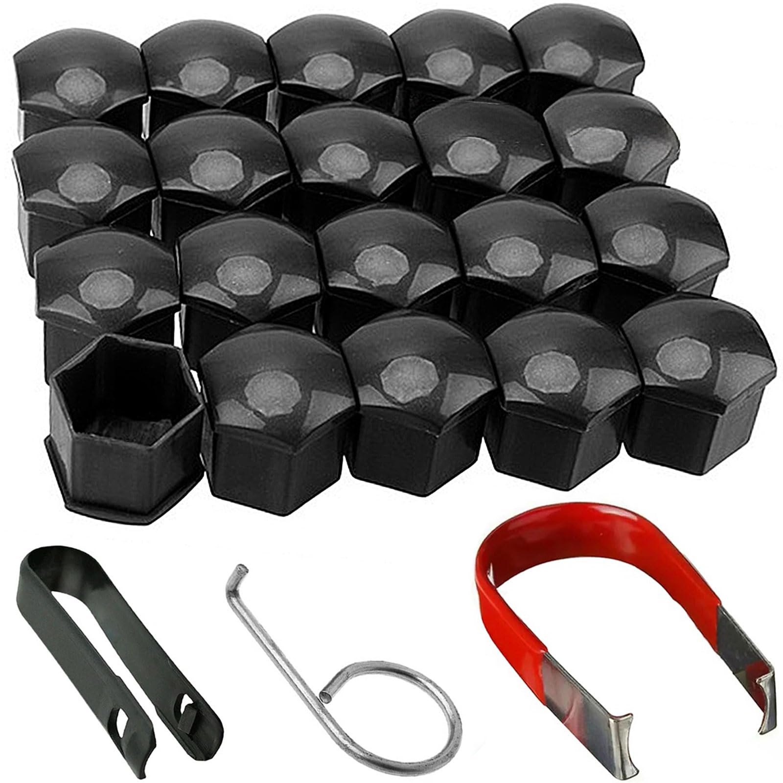 20 Stück Radschrauben Abdeckung, Radschraubenkappen, Abdeckkappen für Radschrauben, Schwarz Radmuttern Kappen, 21mm Radschraubenkappen für Autos, Mutternabdeckungen mit 1 Clip 2 Entfernung Werkzeug 20 Stück Radschrauben Abdeckung, Radschraubenkappen, Abdeckkappen für Radschrauben, Schwarz Radmuttern Kappen, 21mm Radschraubenkappen für Autos, Mutternabdeckungen mit 1 Clip 2 Entfernung Werkzeug von NIYATA