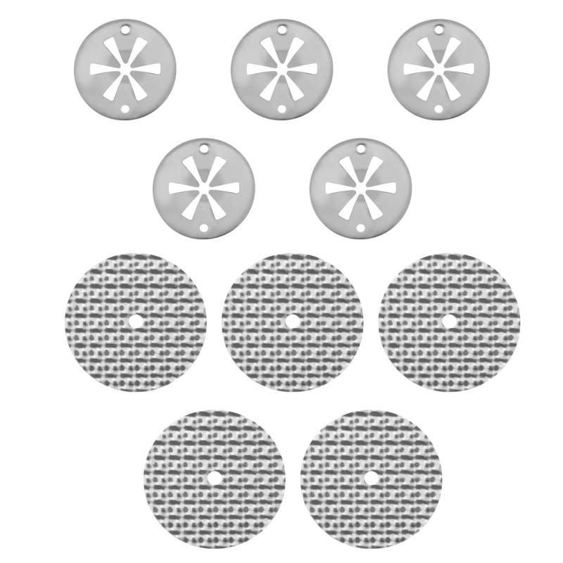 Hitzeschutzblech Reparatursatz N90335004, 50 mm und 30mm Hitzeschutzplatte Reparatursatz für Auto, klemmscheiben hitzeschutzblech für Audi VW, Reparatur des Hitzeschildes 6715468 von NIYATA