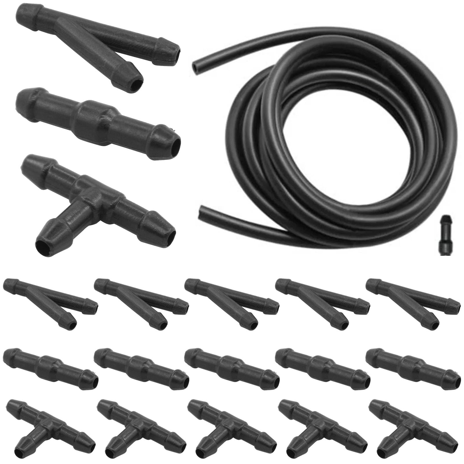 NIYATA 5M Wischwasserschlauch Reparaturset, Scheibenwaschanlage Schlauch, Schlauch Reparaturset, Wischwasserschlauch, Schlauch Scheibenwaschanlage mit Schlauchverbinder Set Kfz NIYATA 5M Wischwasserschlauch Reparaturset, Scheibenwaschanlage Schlauch, Schlauch Reparaturset, Wischwasserschlauch, Schlauch Scheibenwaschanlage mit Schlauchverbinder Set Kfz von NIYATA