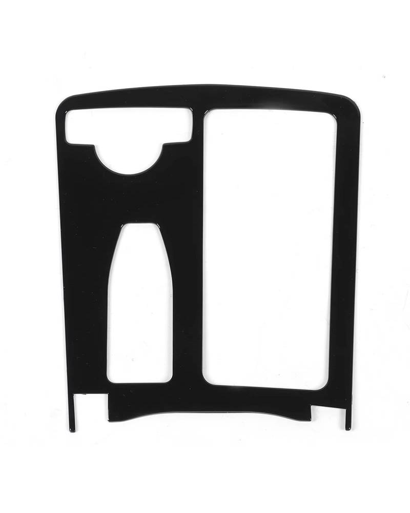 Auto Konsole Schalttafel Rahmen Für Benz C‑Class W204 2007 2008 2009 2010 2011 2012 2013 2014 Auto Center Console Tasse Halter Lünette Trim OE:2046800307 Mittelkonsole Dekoration Rahmen(Glossy Black) von NJHZBH