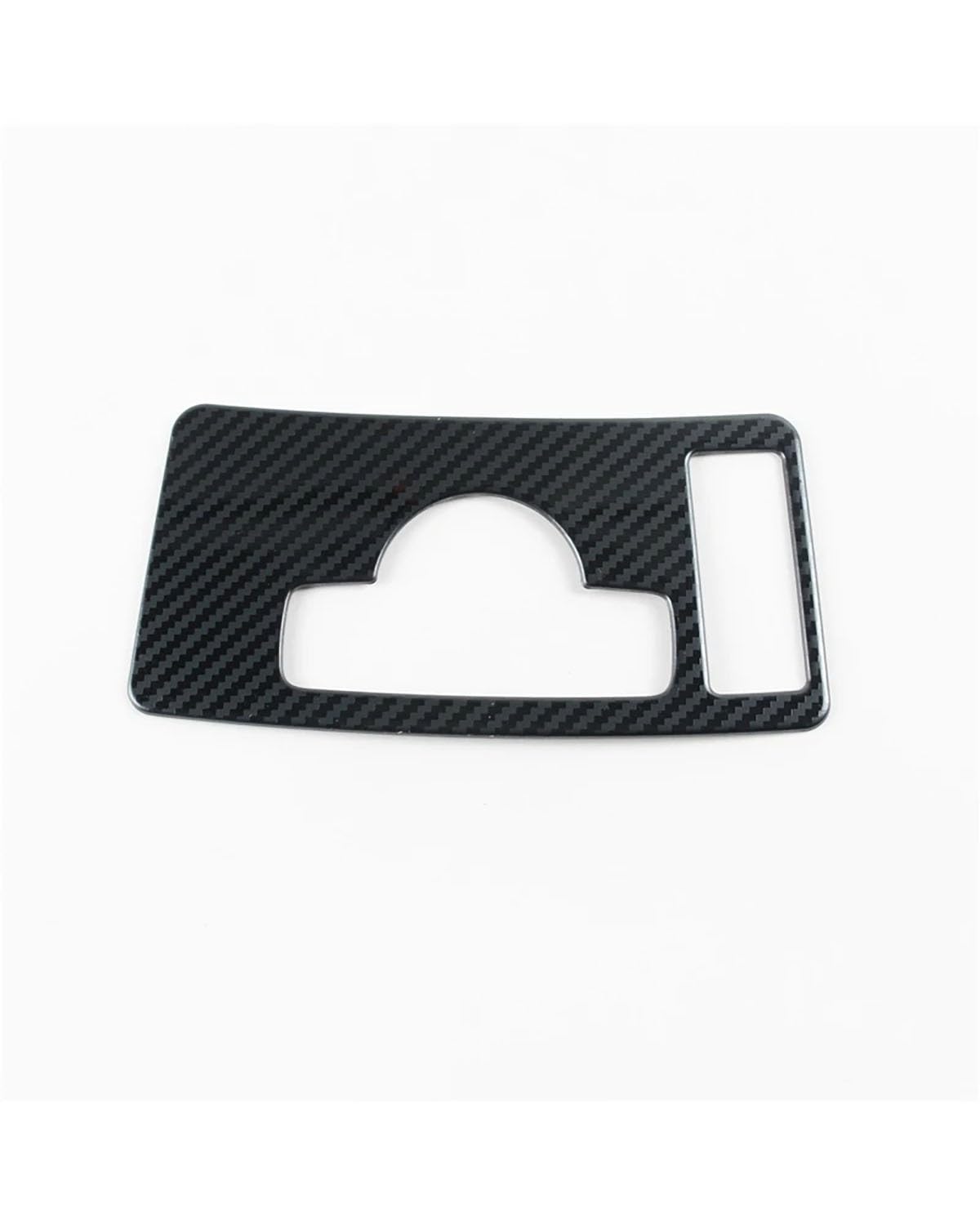 Auto Konsole Schalttafel Rahmen Für Benz E-Klasse W212 2009 2010 2011 Auto-Mittelkonsole ES-Schalterknopf-Panel-Trimmdekoration Edelstahl-Zubehör Mittelkonsole Dekoration Rahmen(Carbon Fiber Black) von NJHZBH